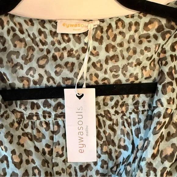 Green Maxi Dress Elke Eywasouls Malibu - Picture 9 of 10